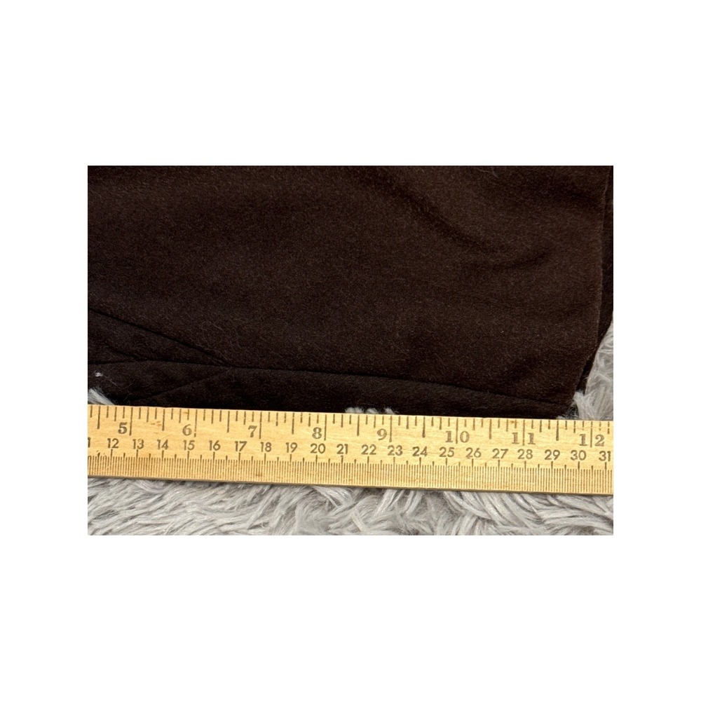 Vintage Ruth McCulloch Brown Wool Cropped Cocktail Jacket Real Mink Fur Collar - Picture 10 of 13
